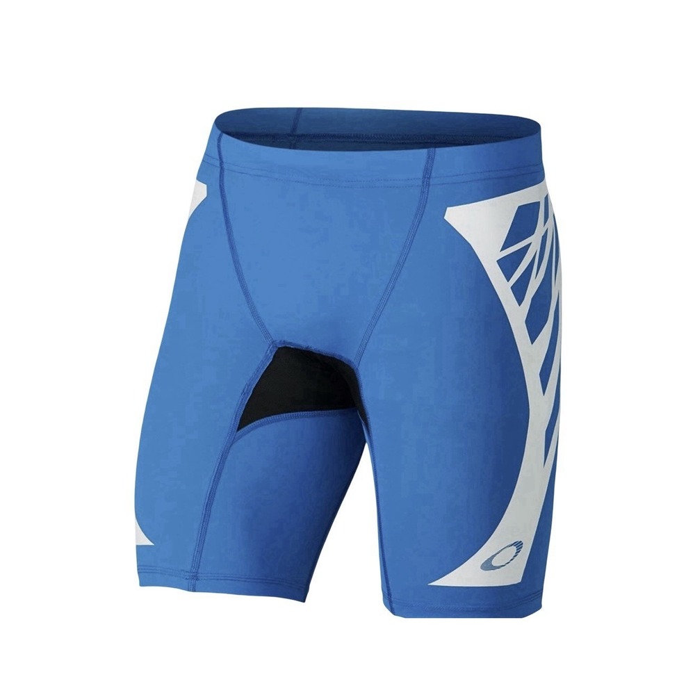 Oakley Mens Switch Blade Rashguard Shorts Blue Athletic Fast Dry Medium NWT